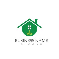 green house logo vector illustration