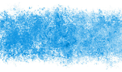手描きの青色の水彩背景素材