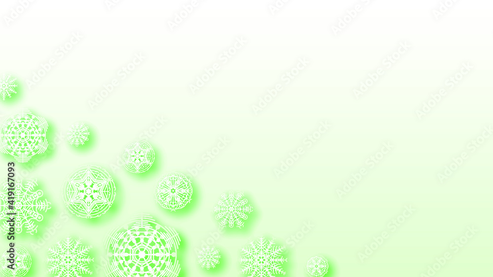 Poster abstract background winter with snowflakes shadows vector design style template