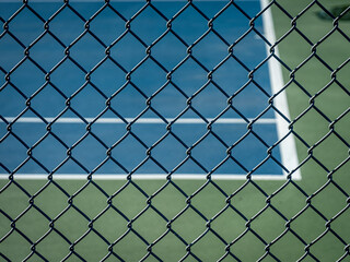 Fototapeta premium abstract photo of empty tennis court