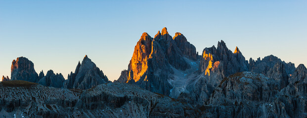 Sunrise in the mountains