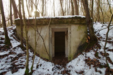 bunker im Wald