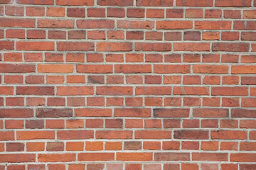 Red brick wall texture