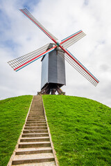 Bruges old Windmill