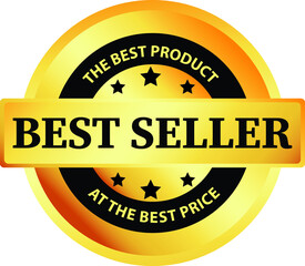 a label of best seller for business purposes