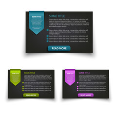 Collection of web elements information window