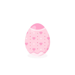 This is an Easter egg on a white background.