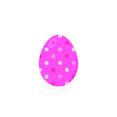This is a vector Easter egg isolated on a white background.