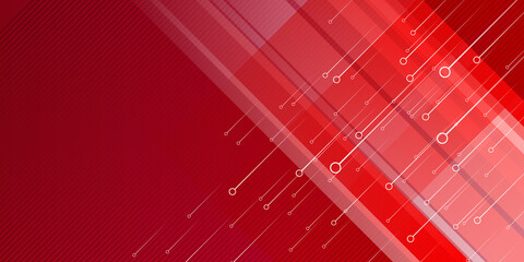 Red technology abstract background. Colorful neon meteor background design vector.  Modern simple geometric red abstract background with meteor pattern and arrows. design abstract black red template