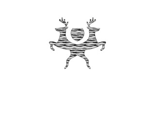 Deers silhouette logo. 