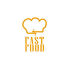 Fast Food Logo Design Vector Illustration Icon