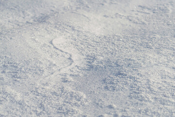 Background of fresh snow texture