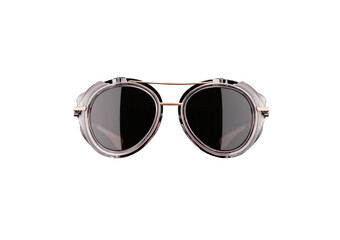 Elegant trendy sunglasses isolated on white