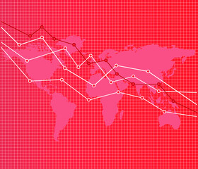 global transportation concept design. world map, technology and innovation concept background.
