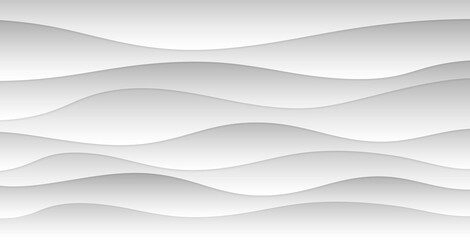 Curve Abstract Background white and gray gradient color background.Vector Illustration.