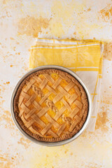 Neapolitan typical easter cake: pastiera.