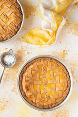 Neapolitan typical easter cake: pastiera.