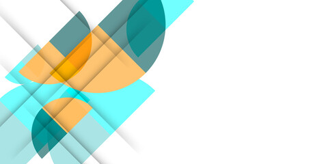 Modern geometrical abstract background - circles. Business or technology presentation design template, brochure or flyer pattern, or geometric web banner. Brown gray yellow bohemian color