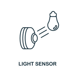 Light Sensor icon. Simple element from sensors icons collection. Creative Light Sensor icon ui, ux, apps, software and infographics