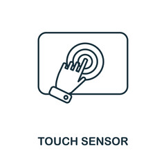 Touch Sensor icon. Simple element from sensors icons collection. Creative Touch Sensor icon ui, ux, apps, software and infographics