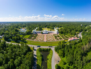 The Palace and Park ensemble Oranienbaum. The big Menshikov Palace in Lomonosov. Saint Petersburg.