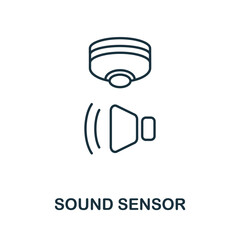 Sound Sensor icon. Simple element from sensors icons collection. Creative Sound Sensor icon ui, ux, apps, software and infographics