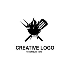 Hat chef logo template
