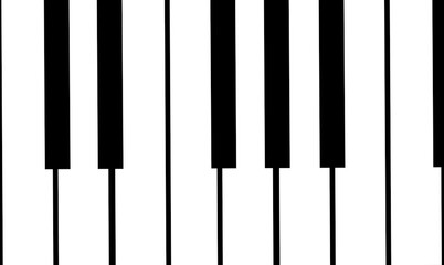One octave, basic scale, keyboard. Musically, the piano, an acoustic stringed musical instrument. Refers to sound. Illustration with reference to art. Musical notes. C, D, E, F, G, A, B. Solfege.