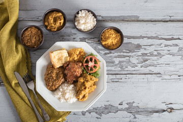 Caruru traditional Afro-Brazilian food typical of Bahia
