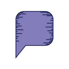 message bubble isolated