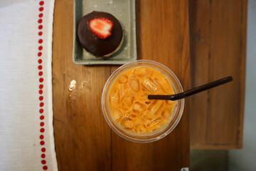 milk tea or thai tea