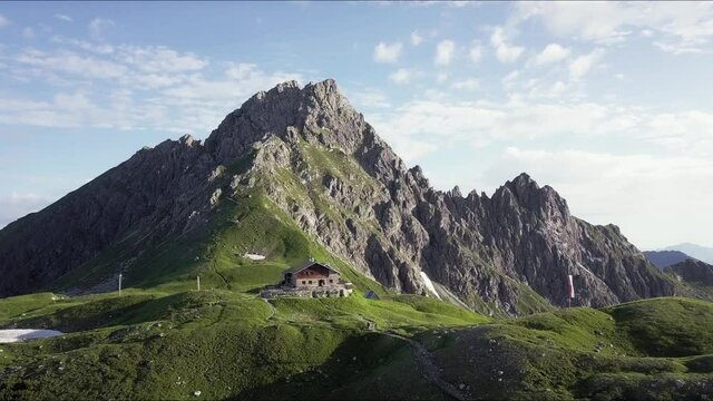 Fiderepassh&uuml;tte in den Allg&auml;uer Alpen