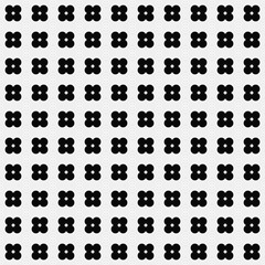 Black Dots Pattern. Vector Dots Pattern. Four Dots Pattern.