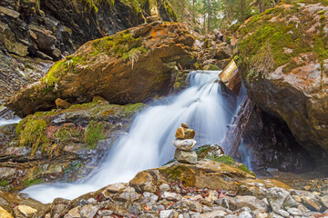 Allgäu - Wasserfall - Oberstdorf - Steinmännchen - Frühling - Rubihorn