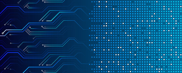 Cyber security for business and internet project. Abstract futuristic background. Hi-tech business presentation. Big data concept.