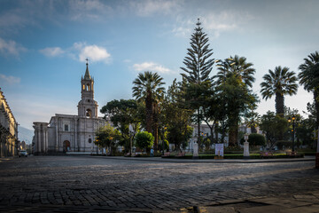 Arequipa cathedral in the main square