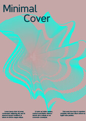Artistic covers design. Creative fluid background
