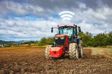 Autonomous tractor and intelligent agriculture concept