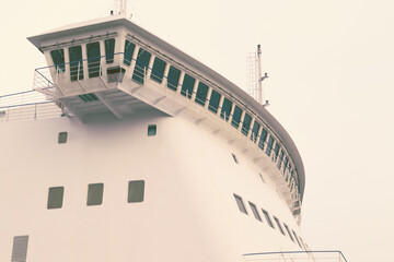 Captain's bridge on a cruise ship © Armands photography