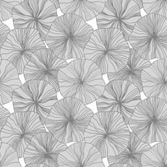 Seamless Pattern of Stylized Flowers.