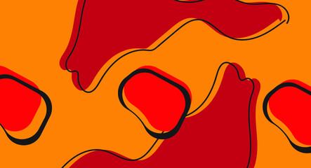 red orange pattern background 