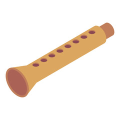
Flute isometric icon, editable vector download

