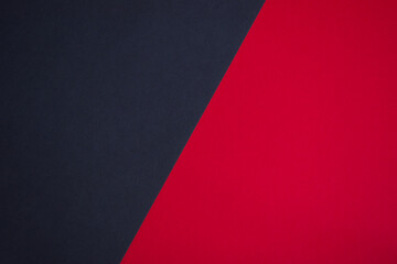Black and red divided colored paper abstract background