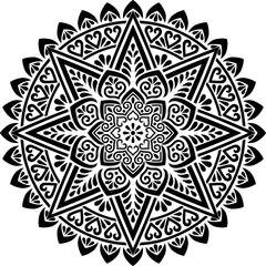 Mandala Pattern Stencil doodles sketch good mood