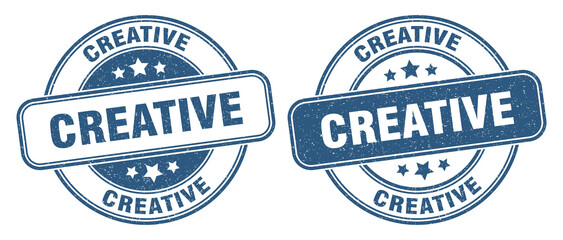 Obraz premium creative stamp. creative label. round grunge sign