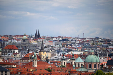 Naklejka na ściany i meble old town Prague cityscape Czech Republic