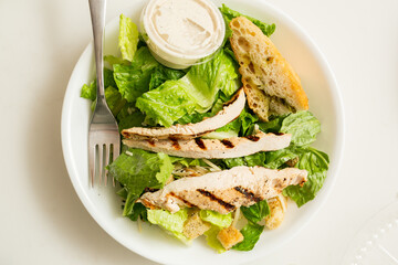 Italian Pasta and Salad Meal