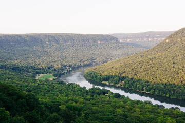 Obraz premium Tennessee River Lookout Mountain View