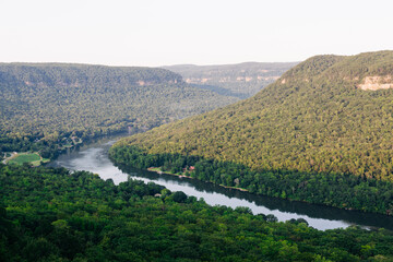 Obraz premium Tennessee River Lookout Mountain View