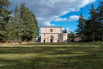 Fototapeta na wymiar L'Aquila, Abruzzo, Italy, Europe, Basilica of Santa Maria di Collemaggio